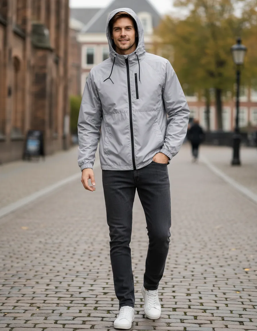 Cortaviento, Chaquetas Cortaviento Livianas Para Hombre